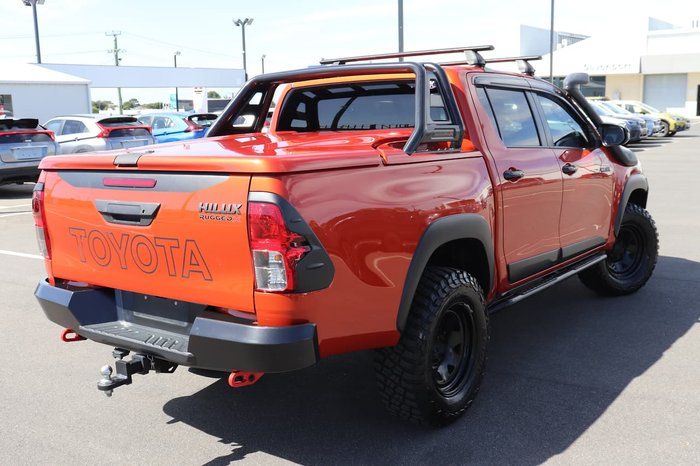 2018 Toyota Hilux Rugged X GUN126R 4X4 Dual Range Orange