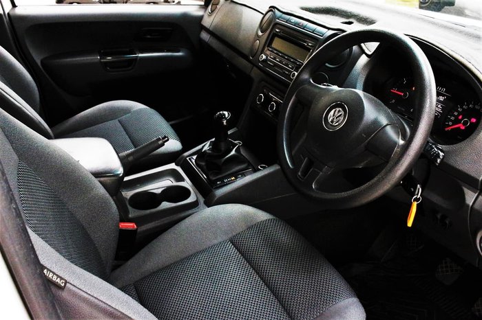 2011 Volkswagen Amarok TDI400 2H MY12 4X4 Dual Range White