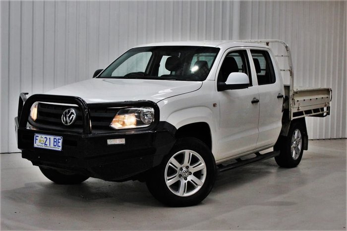 2011 Volkswagen Amarok TDI400 2H MY12 4X4 Dual Range White