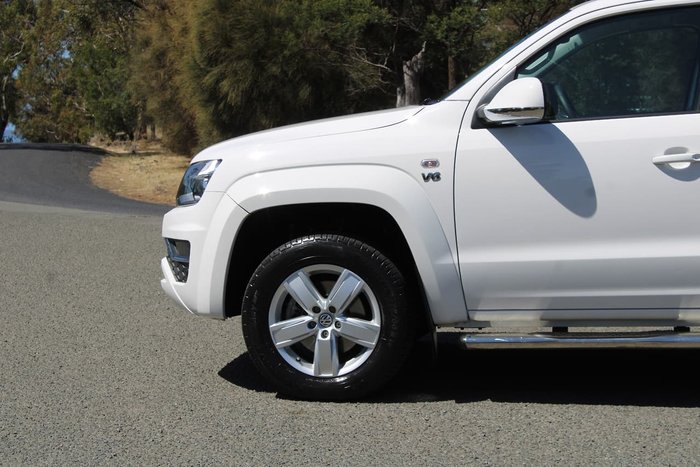 2018 Volkswagen Amarok TDI550 Sportline 2H MY19 4X4 Constant White