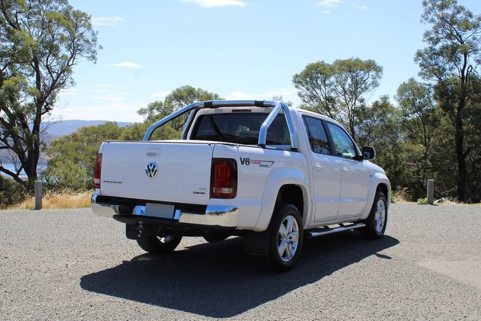 2018 Volkswagen Amarok TDI550 Sportline 2H MY19 4X4 Constant White