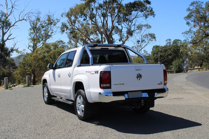 2018 Volkswagen Amarok TDI550 Sportline 2H MY19 4X4 Constant White