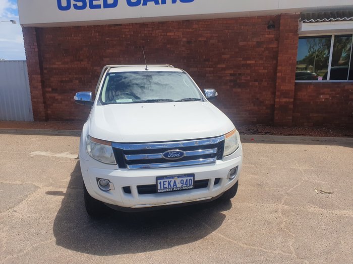 2013 Ford Ranger XLT PX 4X4 Dual Range Cool White