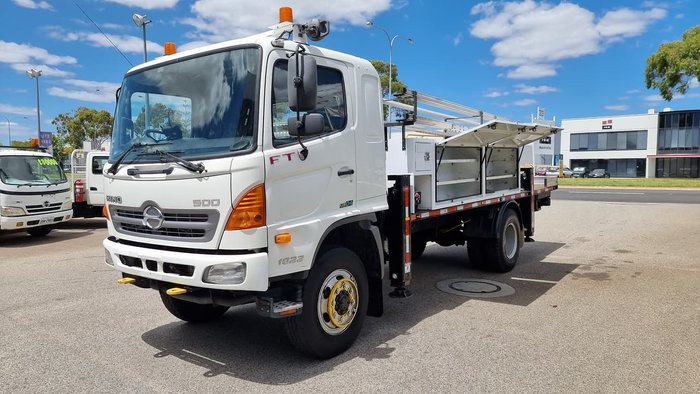 2008 HINO 500 SERIES WHITE