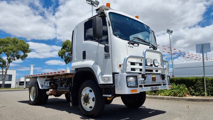 2014 ISUZU FSS550 WHITE
