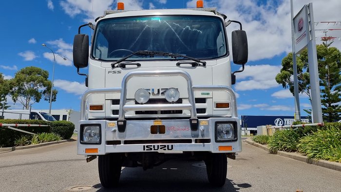 2014 ISUZU FSS550 WHITE