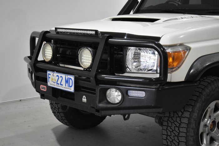 2016 Toyota Landcruiser Workmate VDJ76R 4X4 Dual Range French Vanilla