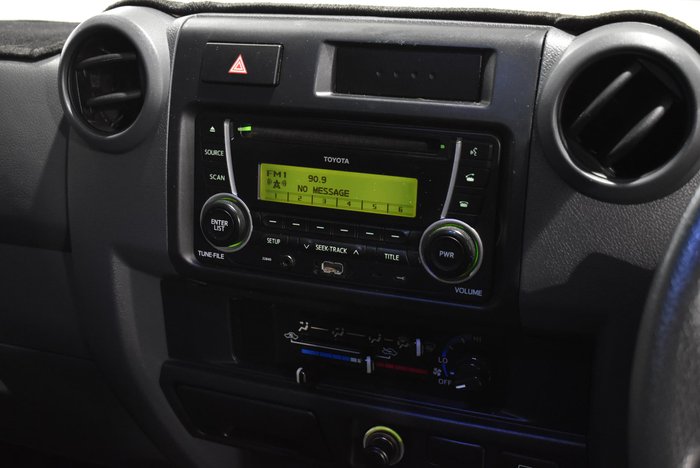 2016 Toyota Landcruiser Workmate VDJ76R 4X4 Dual Range French Vanilla