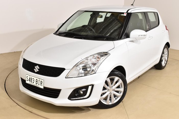2015 Suzuki Swift GLX Navigator FZ MY15 Snow White