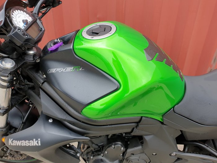2014 Kawasaki ER-6nL Green
