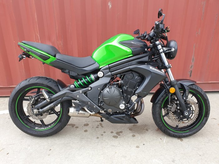 2014 Kawasaki ER-6nL Green