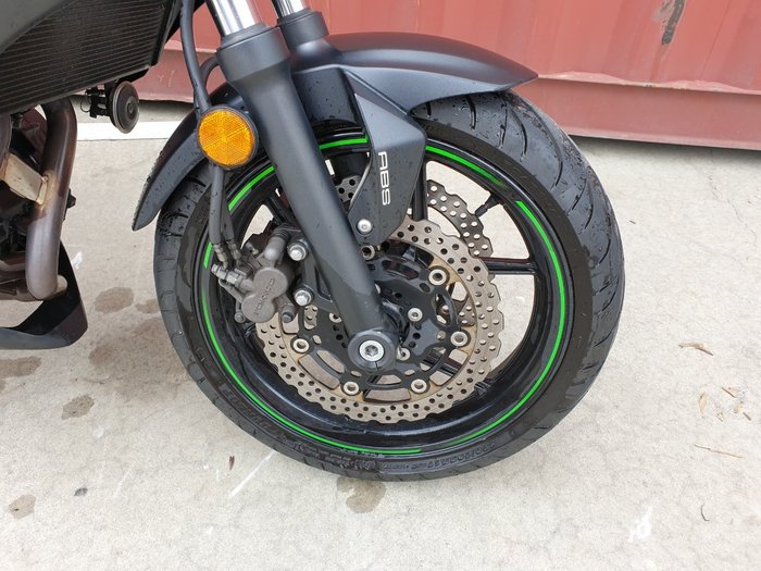 2014 Kawasaki ER-6nL Green