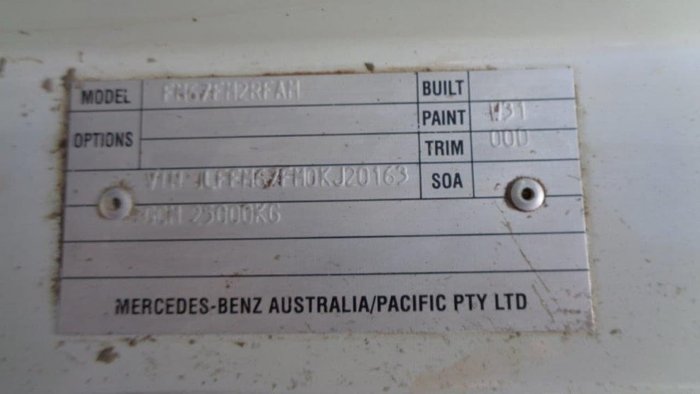 2015 FUSO FM 1627 White