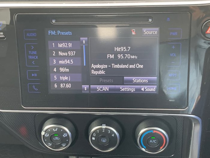 2016 Toyota Corolla Ascent ZRE182R Black