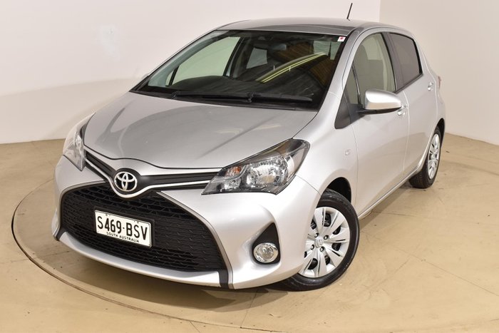 2015 Toyota Yaris SX NCP131R Silver Pearl