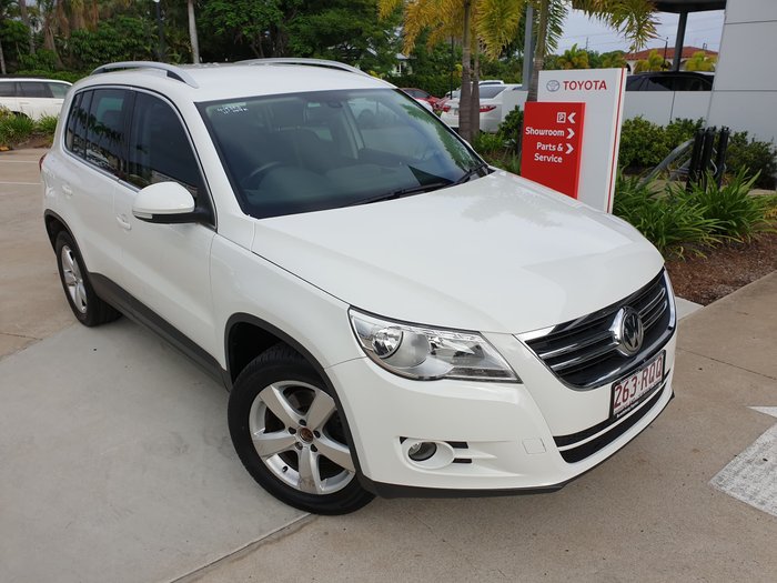 2011 Volkswagen Tiguan 147TSI 5N MY11 Four Wheel Drive Candy White