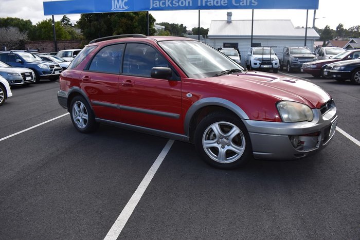 2003 Subaru Impreza RV S MY03 4X4 Dual Range Red