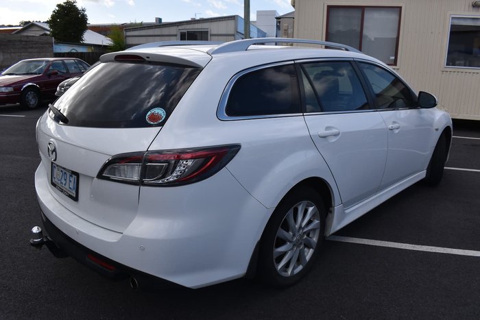 2011 Mazda 6 Touring GH Series 2 MY12 White