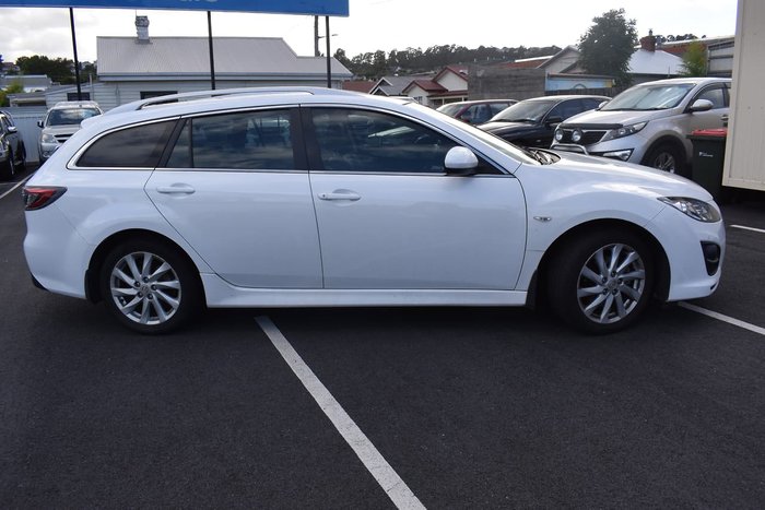 2011 Mazda 6 Touring GH Series 2 MY12 White