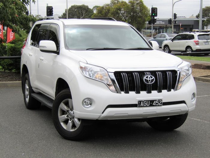 2015 Toyota Landcruiser Prado GXL GDJ150R 4X4 Dual Range White