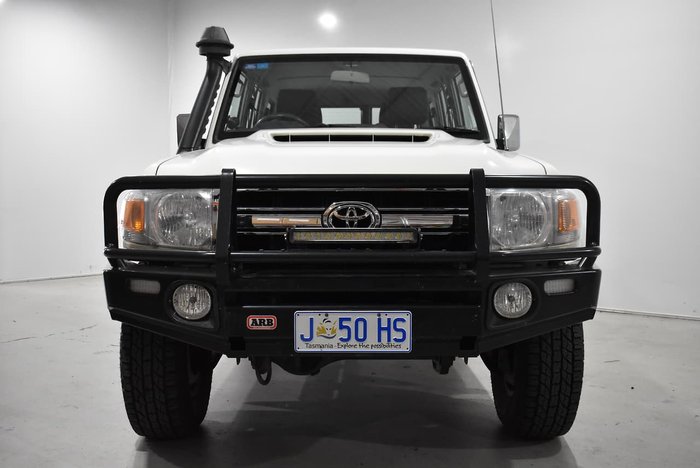 2017 Toyota Landcruiser GXL VDJ76R 4X4 Dual Range French Vanilla