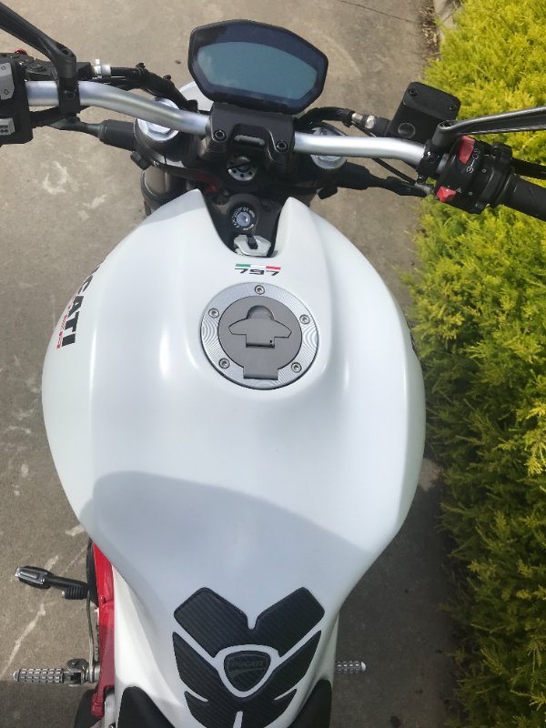 2018 DUCATI MONSTER 797 STAR WHITE-DARK ST White