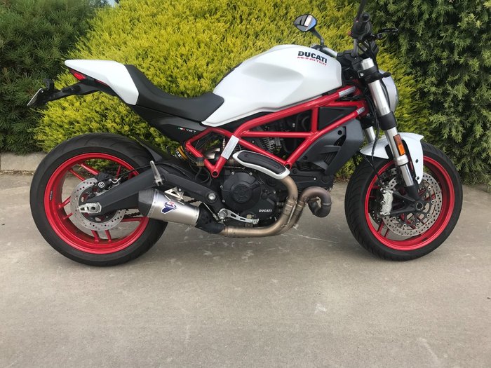 2018 DUCATI MONSTER 797 STAR WHITE-DARK ST White