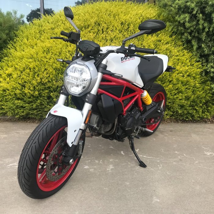 2018 DUCATI MONSTER 797 STAR WHITE-DARK ST White