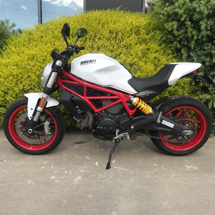 2018 DUCATI MONSTER 797 STAR WHITE-DARK ST White