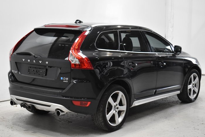 2013 Volvo XC60 D5 R-Design MY13 Four Wheel Drive Black Sapphire