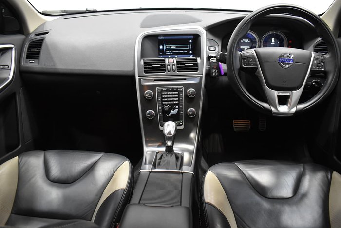 2013 Volvo XC60 D5 R-Design MY13 Four Wheel Drive Black Sapphire