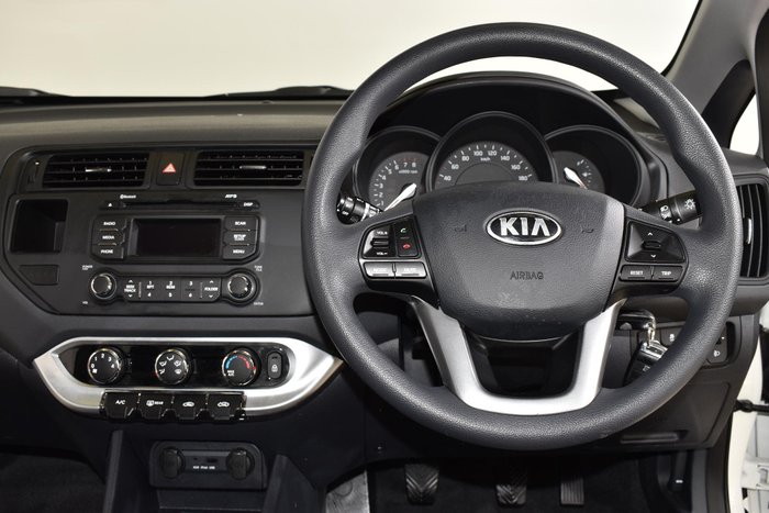 2014 Kia Rio S UB MY14 Clear White