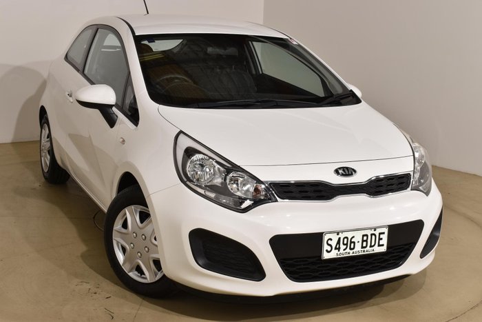 2014 Kia Rio S UB MY14 Clear White