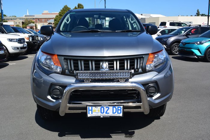 2017 Mitsubishi Triton GLX+ MQ MY17 4X4 Dual Range Grey