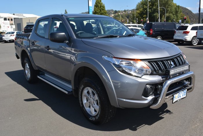 2017 Mitsubishi Triton GLX+ MQ MY17 4X4 Dual Range Grey