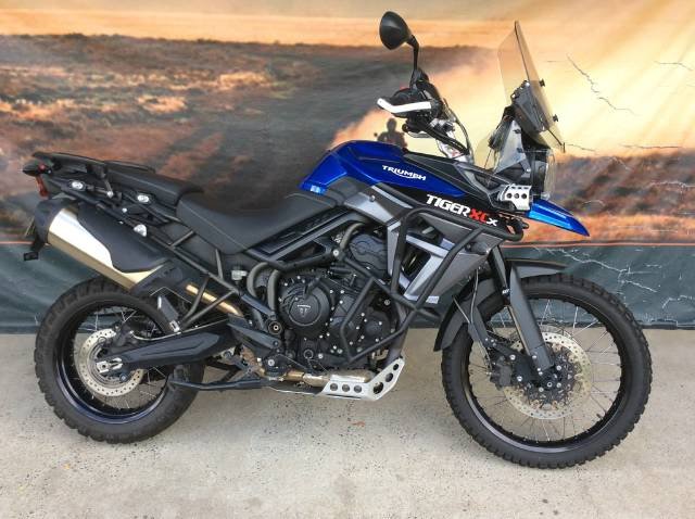 2015 TRIUMPH TIGER 800 XCX DUAL PURPOSE BLUE