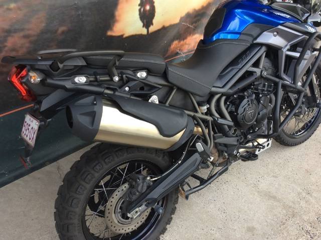 2015 TRIUMPH TIGER 800 XCX DUAL PURPOSE BLUE