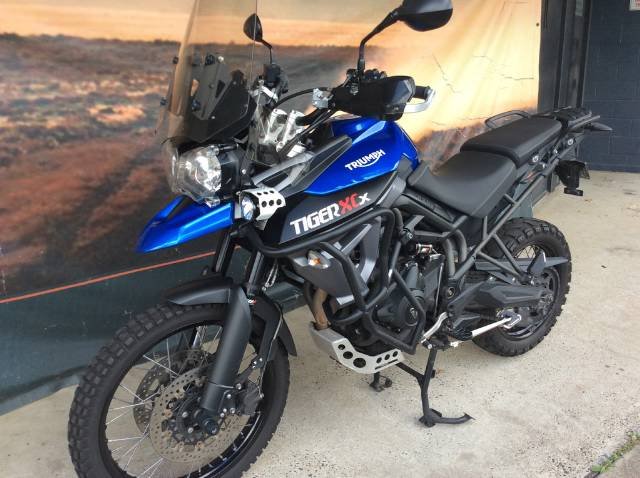 2015 TRIUMPH TIGER 800 XCX DUAL PURPOSE BLUE