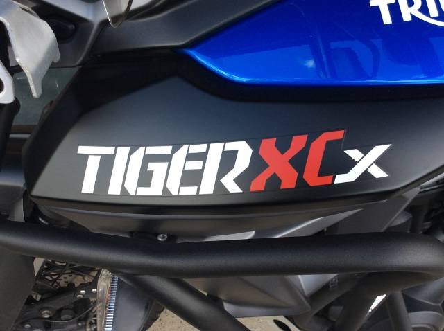 2015 TRIUMPH TIGER 800 XCX DUAL PURPOSE BLUE