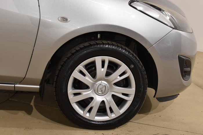 2011 Mazda 2 Neo DE Series 1 MY11 Silver