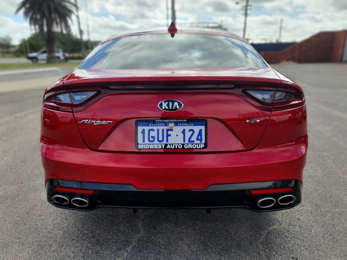 2018 Kia Stinger GT CK MY19 Hichroma Red