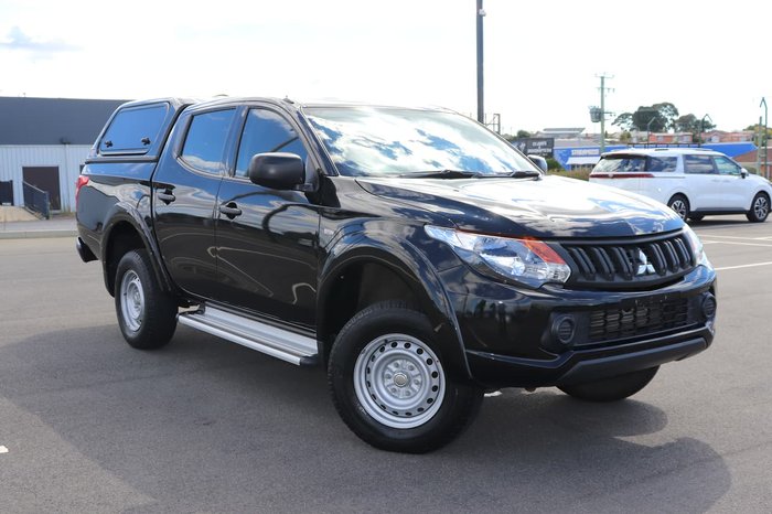 2017 Mitsubishi Triton GLX MQ MY17 4X4 Dual Range Black