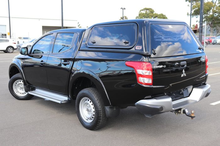 2017 Mitsubishi Triton GLX MQ MY17 4X4 Dual Range Black