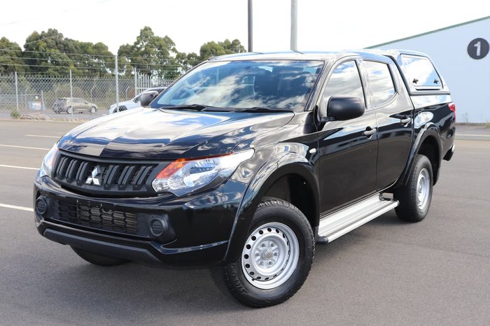 2017 Mitsubishi Triton GLX MQ MY17 4X4 Dual Range Black