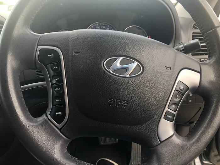 2012 Hyundai Santa Fe Elite CM MY12 4X4 On Demand Grey