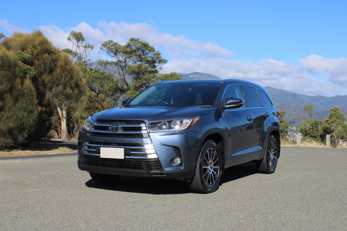 2018 Toyota Kluger Grande GSU55R Four Wheel Drive Blue