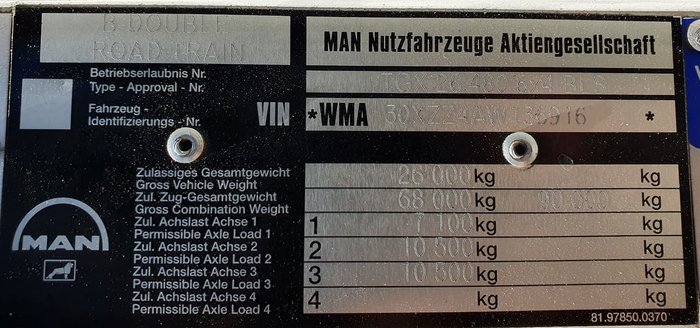 2010 MAN TGX 26.480 WHITE