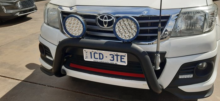 2014 Toyota Hilux Black Limited Edition KUN26R MY14 4X4 Dual Range GLACIER WHITE