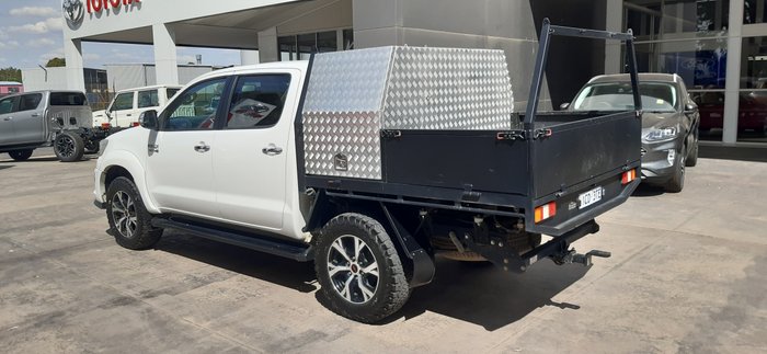 2014 Toyota Hilux Black Limited Edition KUN26R MY14 4X4 Dual Range GLACIER WHITE