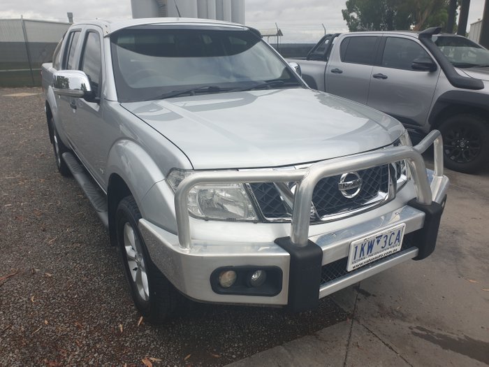 2012 Nissan Navara ST-X D40 Series 5 4X4 SILVER OR CHROM